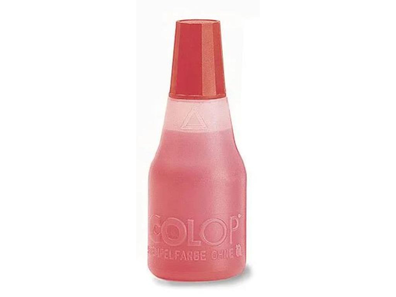 Razítková barva Colop, 25 ml, červená