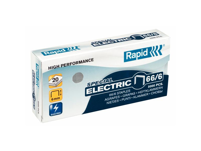 Spojovače Rapid 66-7, Electric Super Strong, 5000 kusů