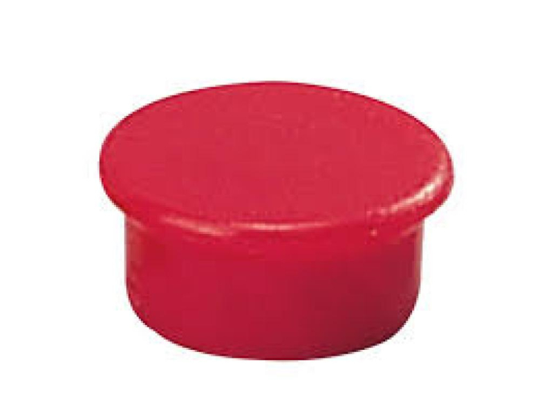 Magnety 13 mm, 8 kusů, červené