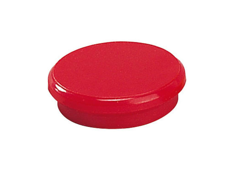 Magnety kulaté, 24 mm, 6 kusů, červené