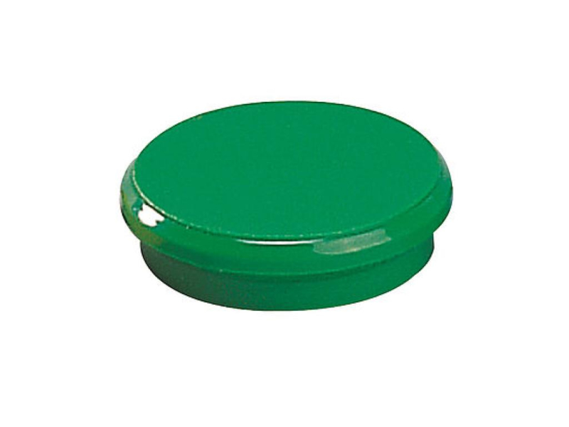 Magnety kulaté, 24 mm, 6 kusů, zelené