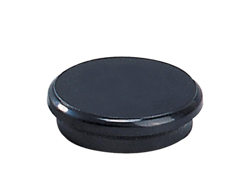Magnety kulaté, 24 mm, 6 kusů, černé