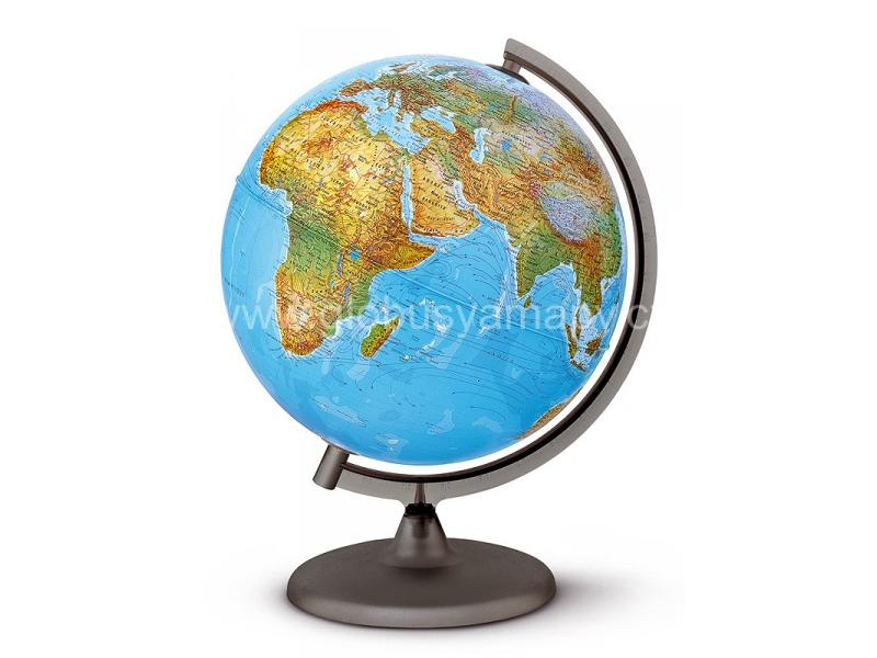Globus svítící, geograficko politický, průměr 20 cm