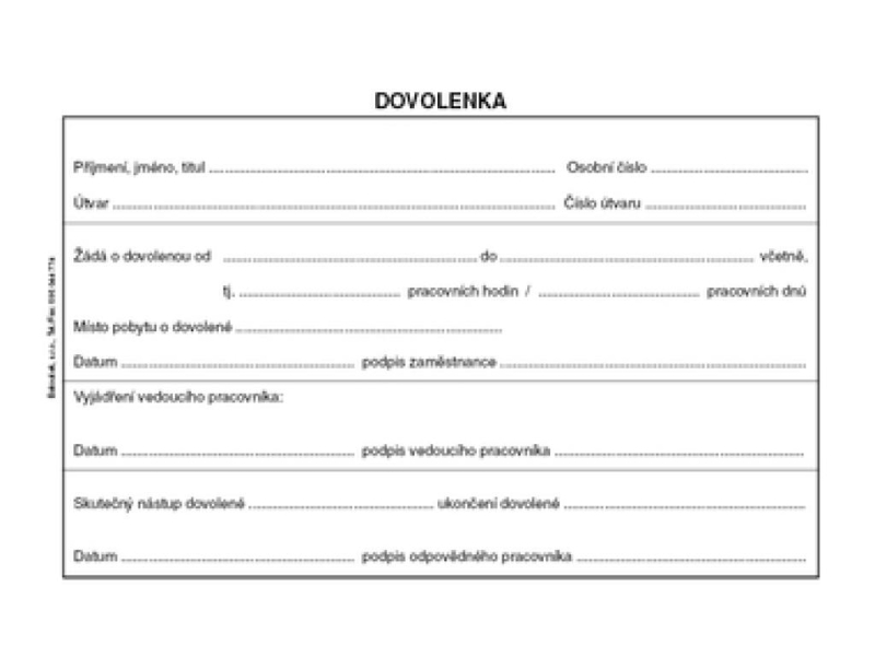 Dovolenka A6, ET075, Baloušek