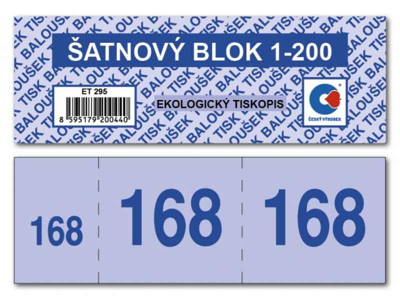 Štanový blok, 1 - 200, ET295, Baloušek