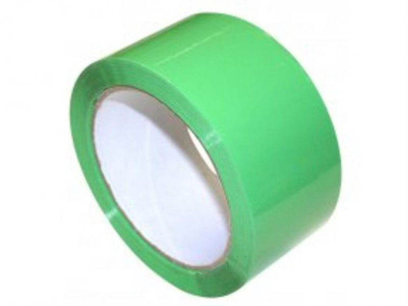 Lepící páska, 48 mm x 66 m, zelená
