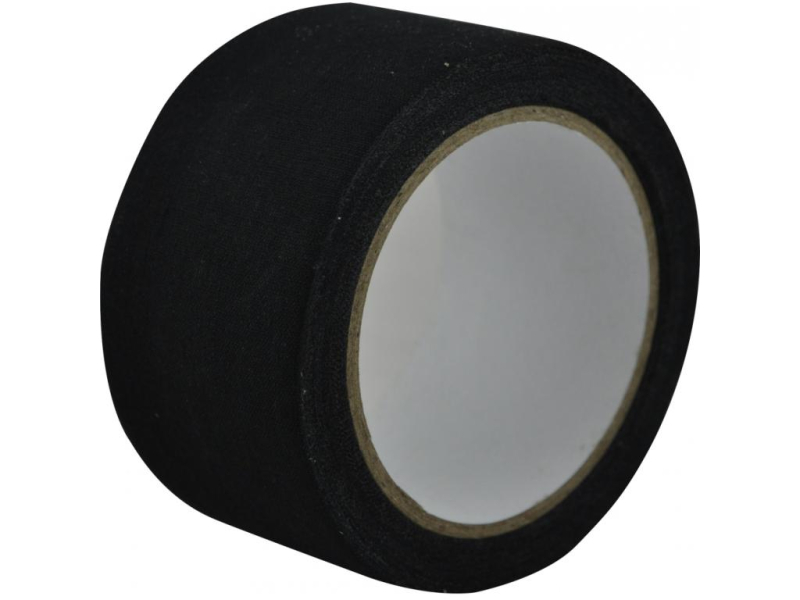Páska kobercová, textilní, 50 mm x 10 m, černá