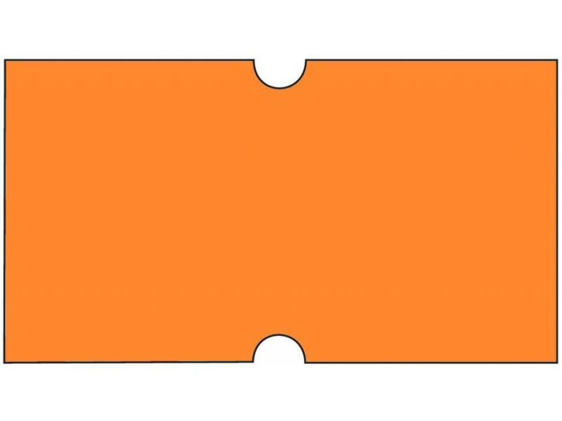 Etikety cenové ColaPly, 22 x 12 mm, oranžová