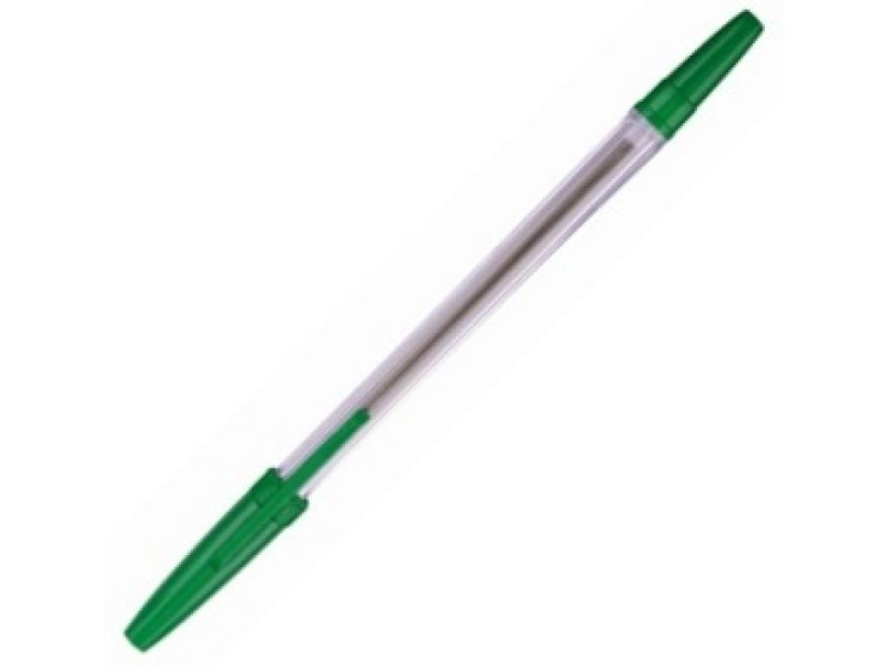 Kuličková tužka, jednorázová, standard, zelená