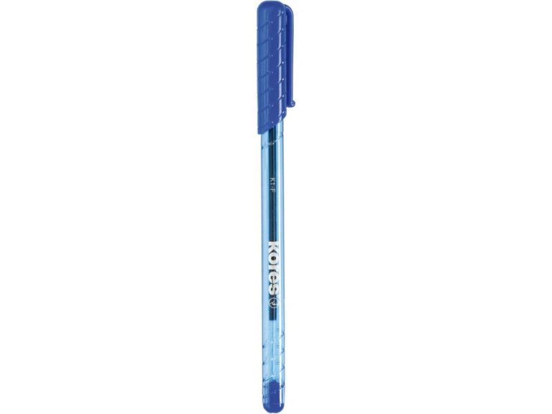 Kuličková tužka, jednorázová, Kores, K1, modrá