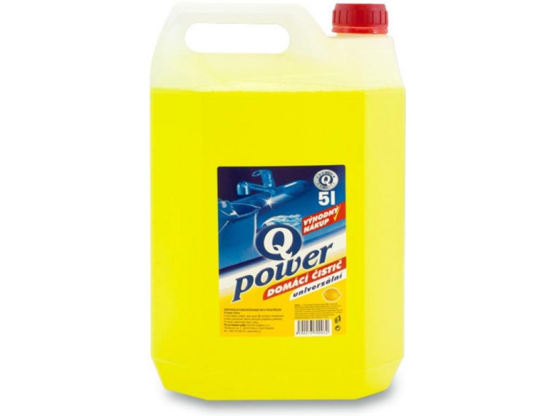 Q power 5 l, univerzal čistič, citron