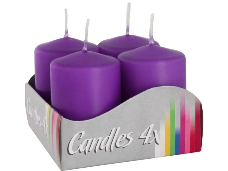 Adventní svíčky fialové