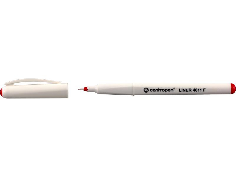 Popisovač, Centropen, liner, 4611, 0,3 mm, červený