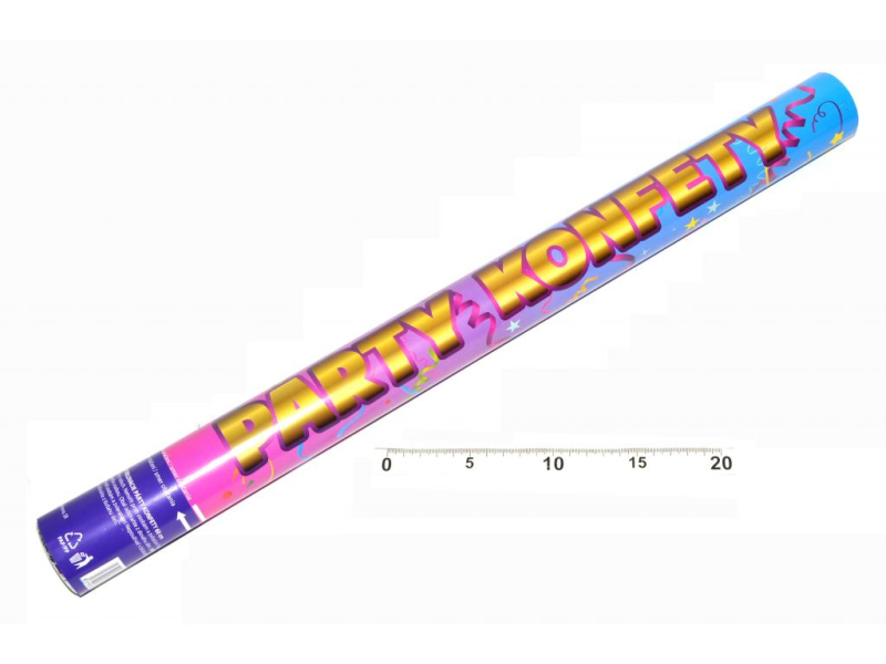 Konfety vystřelovací, 60 cm