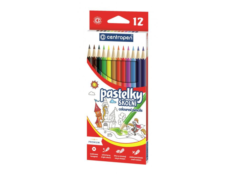 Pastelky Centropen, 12 kusů