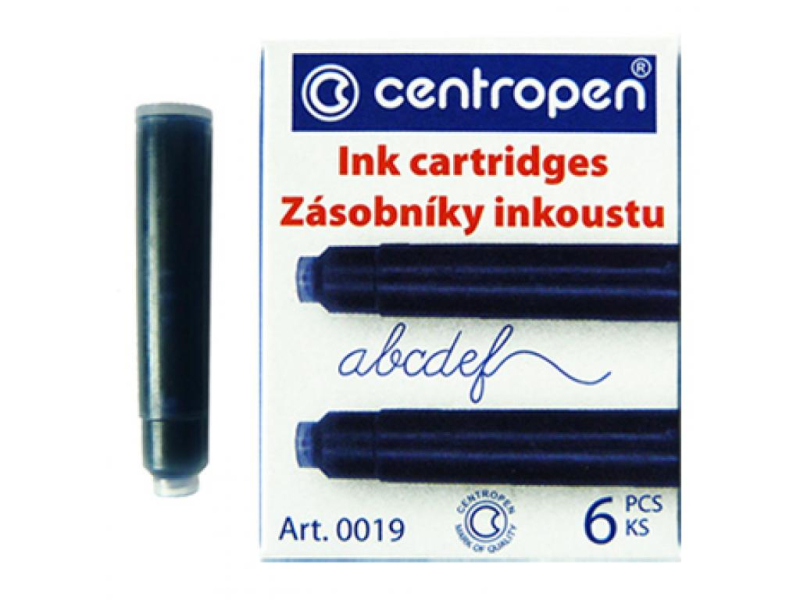 Bombičky, inkoustové, modré, 6 kusů, Centropen